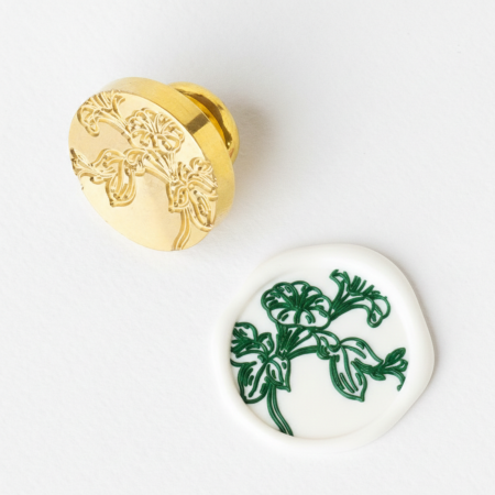 Stampile sigilii colectia MARIART - Stampila sigiliu – Floral, 2.5cm