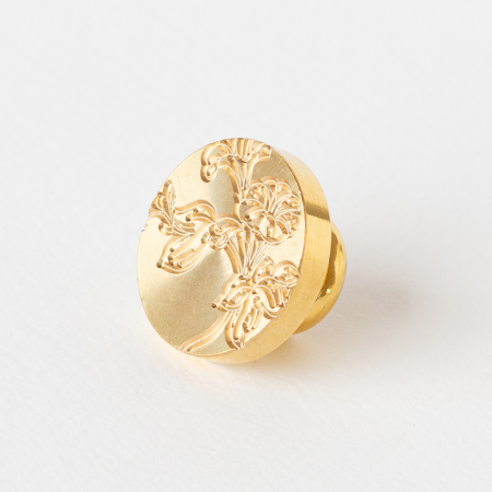 Stampila sigiliu – Floral, 2.5cm [1]