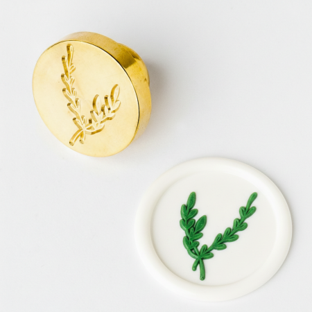 Sigilii de ceara - Stampila sigiliu - Lauri, 2.5cm