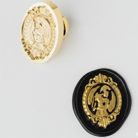 Sigilii de ceara - Stampila sigiliu – Razboinic Spartan 3D