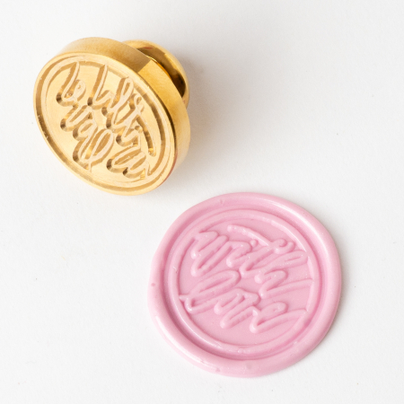 Stampile sigilii colectia MARIART - Stampila sigiliu – With love, 2.5cm