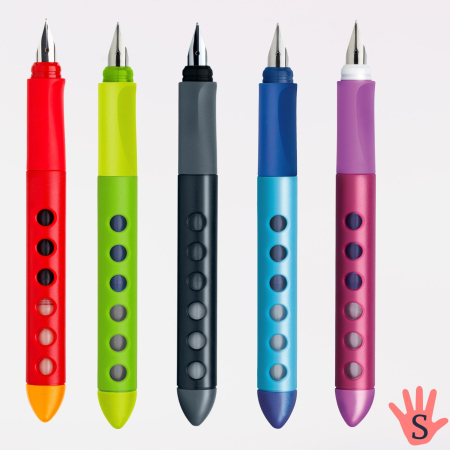 SCRIS DE MANA - Stilou scolar pentru incepatori, stangaci Scribolino – Faber Castell