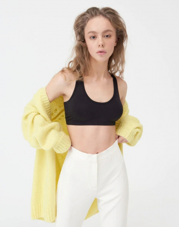 Winter coats - Embossed Knit Cardigan