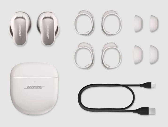 Casti In-Ear Bose QuietComfort Ultra, White Smoke
