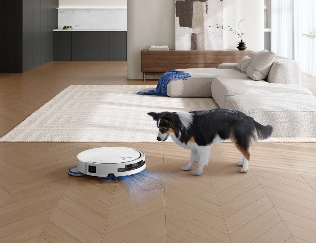 Aspirator robot ECOVACS DEEBOT T50 OMNI Gen 3, Alb