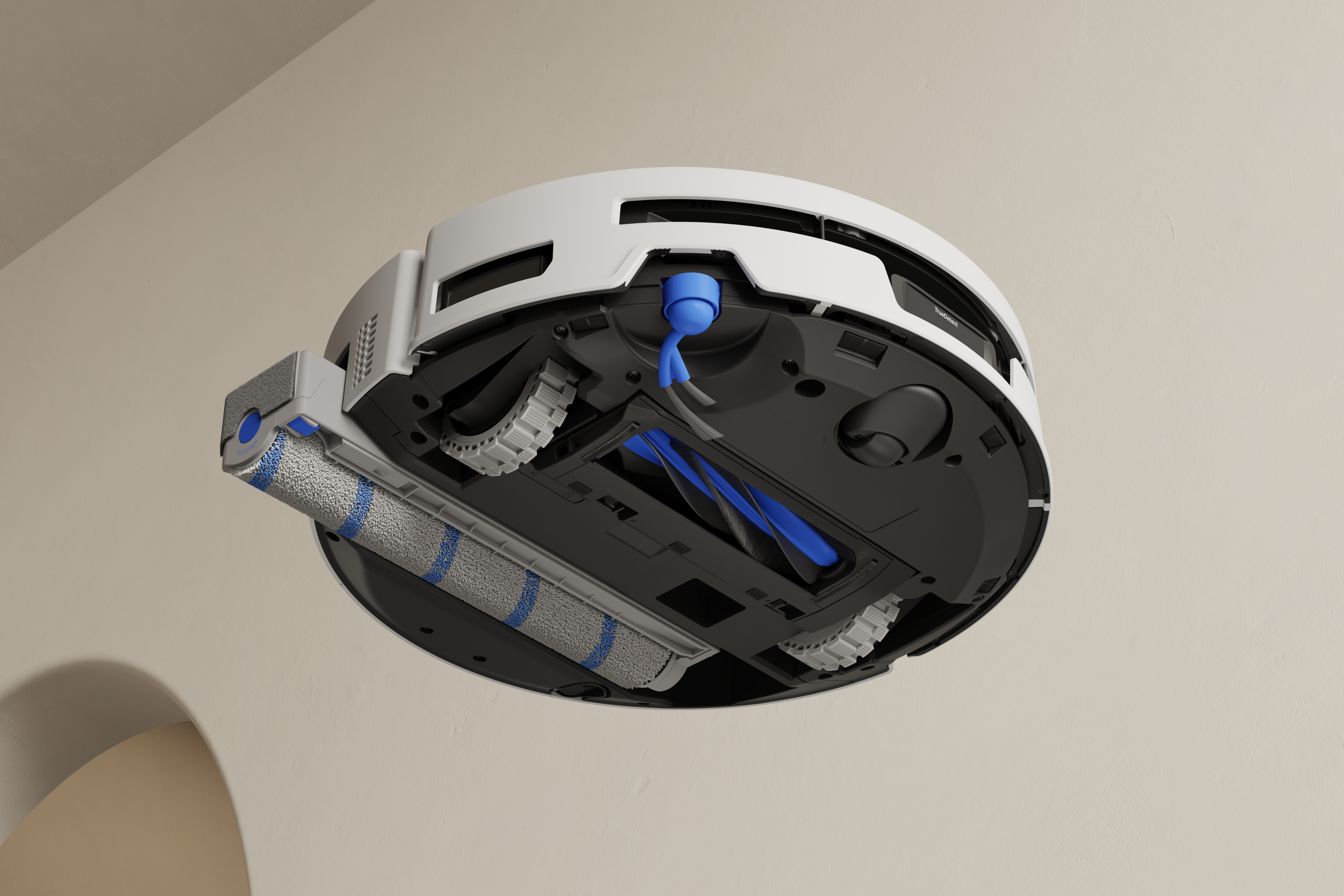 Aspirator robot ECOVACS DEEBOT T90 MAX PRO OMNI, Alb