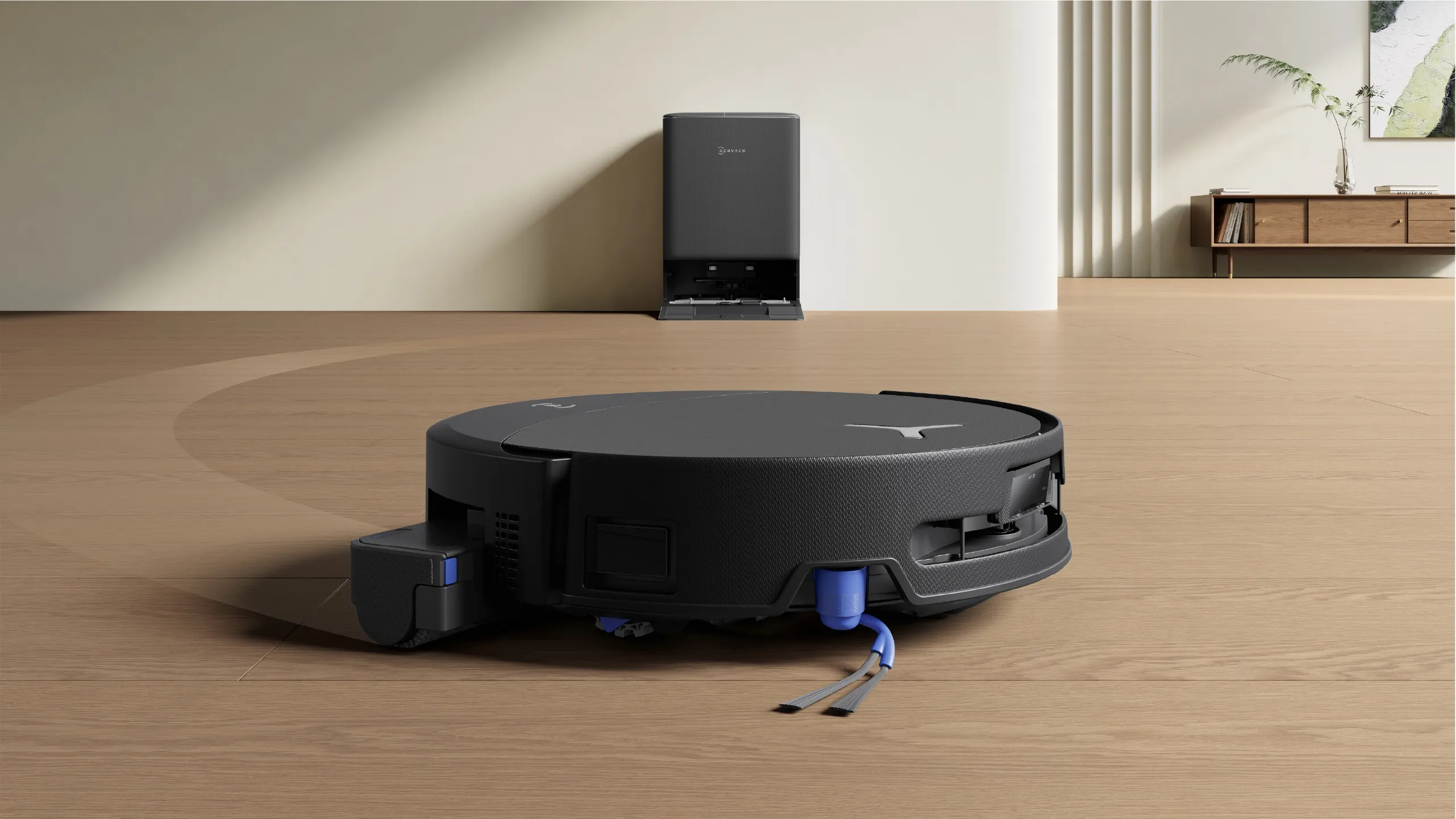 Aspirator robot ECOVACS DEEBOT T90 PRO OMNI, Negru