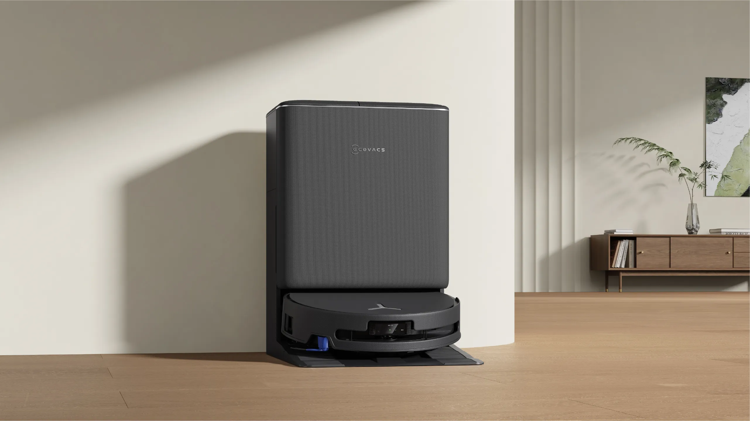 Aspirator robot ECOVACS DEEBOT T90 PRO OMNI, Negru