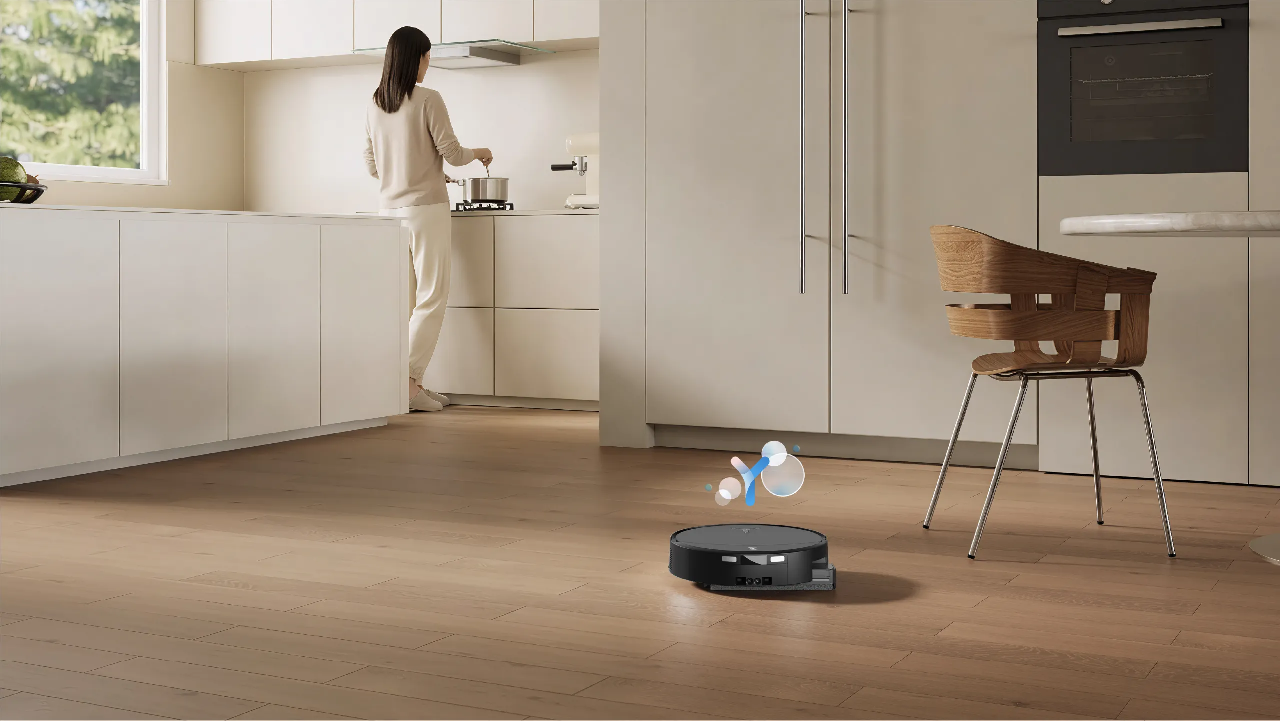 Aspirator robot ECOVACS DEEBOT T90 PRO OMNI, Negru