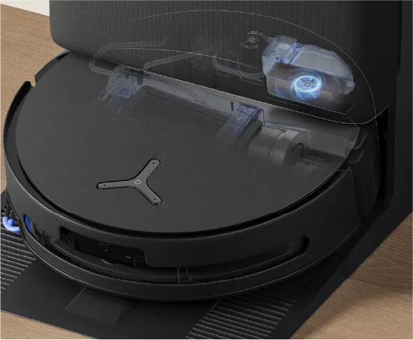 Aspirator robot ECOVACS DEEBOT T90 PRO OMNI, Negru