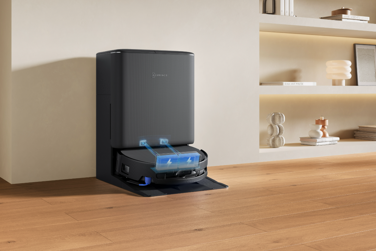 Aspirator robot ECOVACS DEEBOT T90 PRO OMNI, Negru