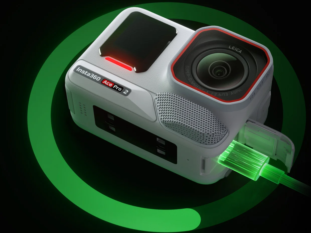 Camera video de actiune Insta360 Ace Pro 2 Arctic White