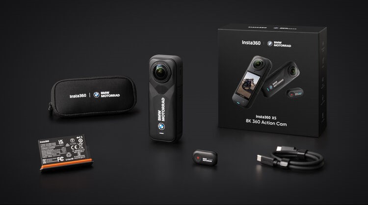Camera video de actiune Insta360 X5 BMW Motorrad Edition