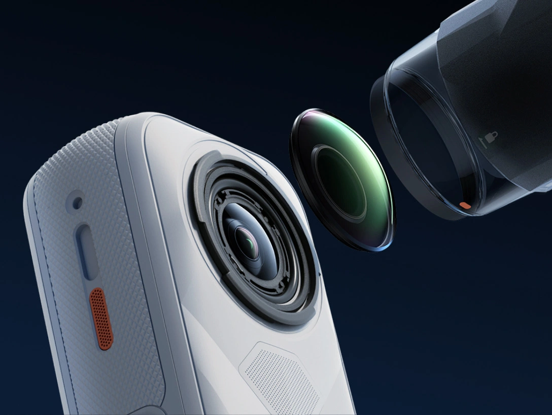 Camera video de actiune Insta360 X5 Satin White Limited Edition
