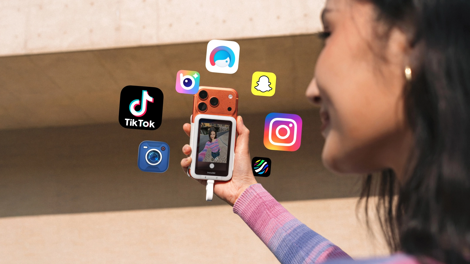 Ecran selfie Insta360 Snap