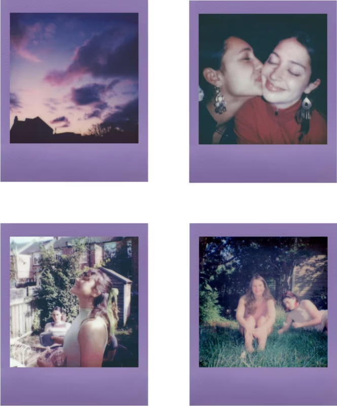 Film instant color Polaroid Go, 16 expuneri, rama mov