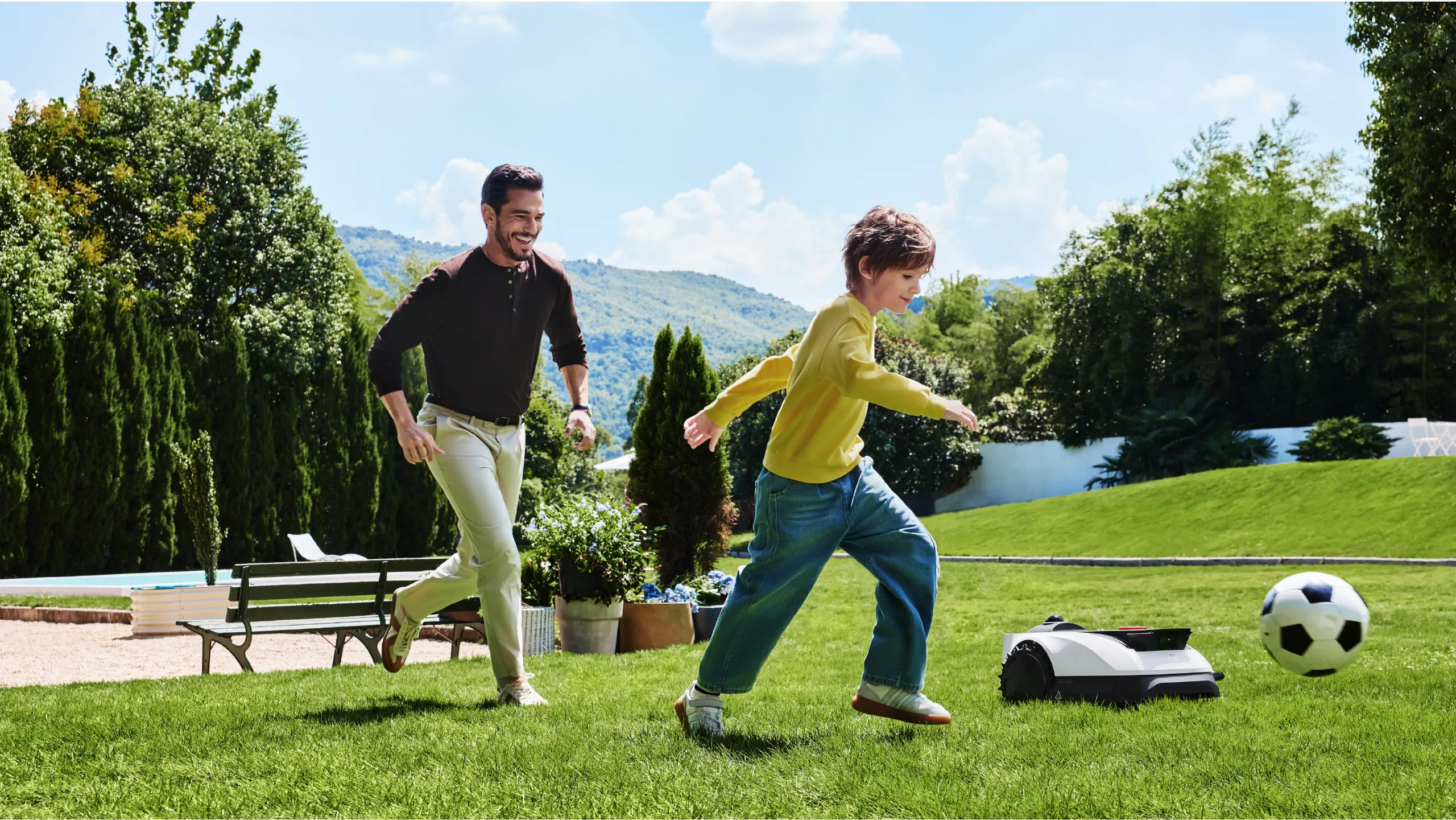 Robot de tuns iarba ECOVACS GOAT O1200 LiDAR PRO