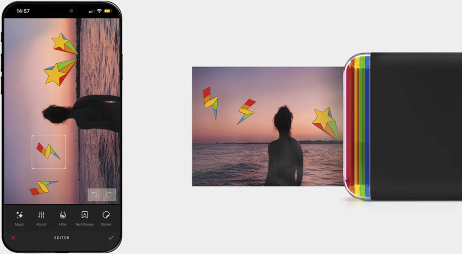 Imprimanta foto Polaroid Hi Print 2x3 Generation 2 Everything Box, Negru