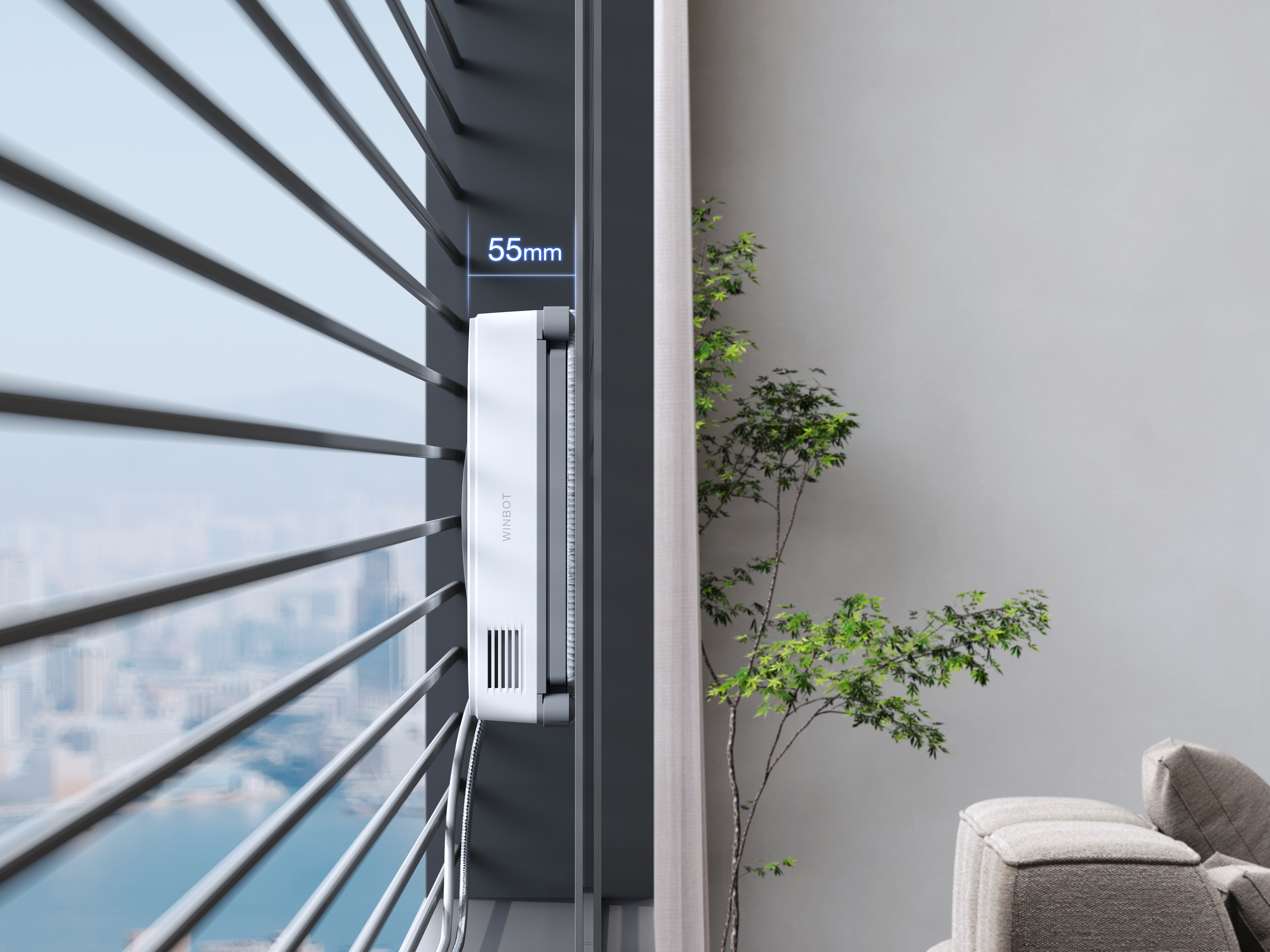 Robot de curatare geamuri ECOVACS WINBOT MINI GREY