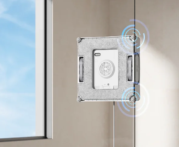 Robot de curatare geamuri Ecovacs WINBOT W2 EU, Alb