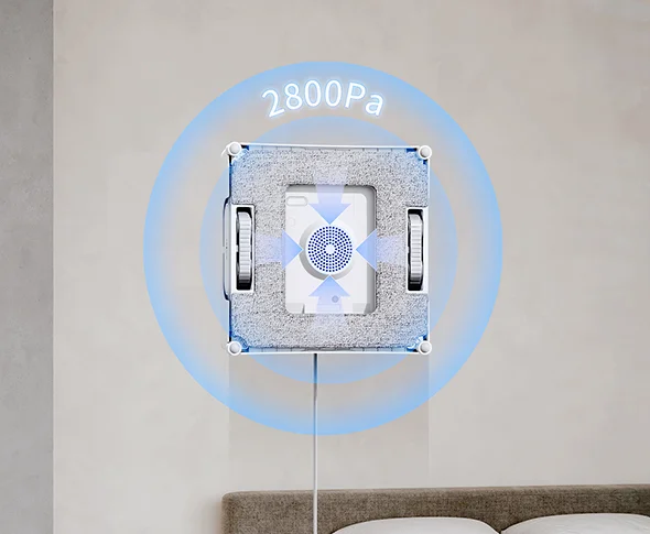 Robot de curatare geamuri Ecovacs WINBOT W2 EU, Alb