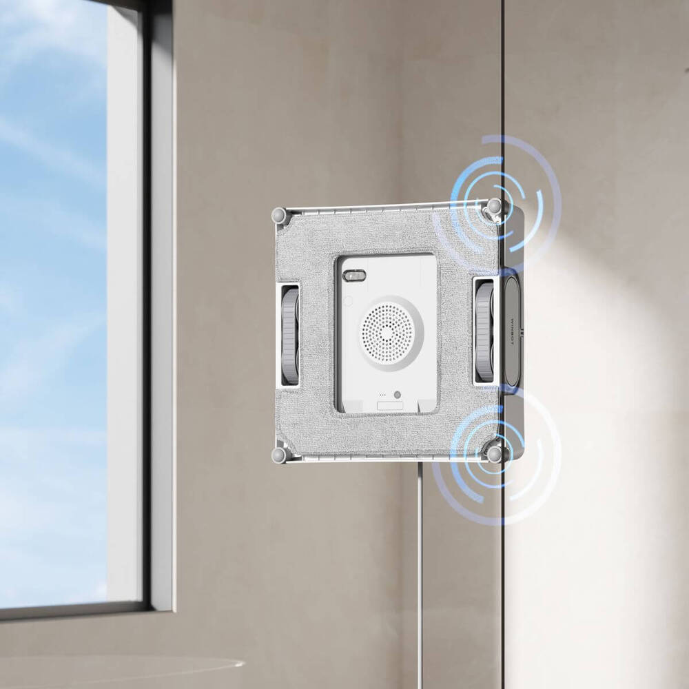 Robot de curatare geamuri Ecovacs WINBOT W2 PRO, Alb