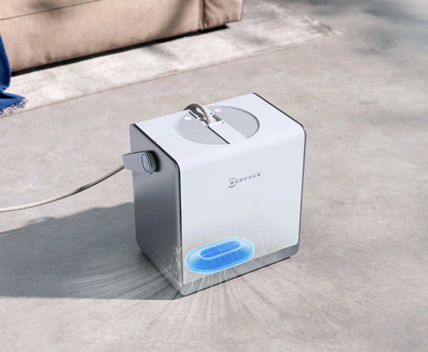 Robot de curatare geamuri Ecovacs WINBOT W2 PRO OMNI, Alb