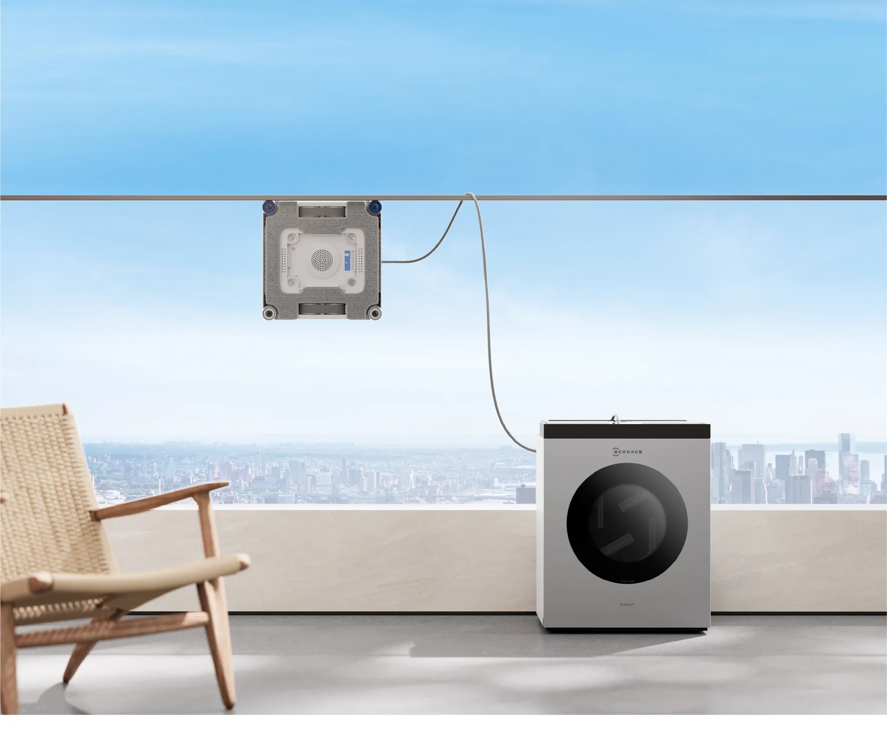 Robot de curatare geamuri ECOVACS WINBOT W3 OMNI