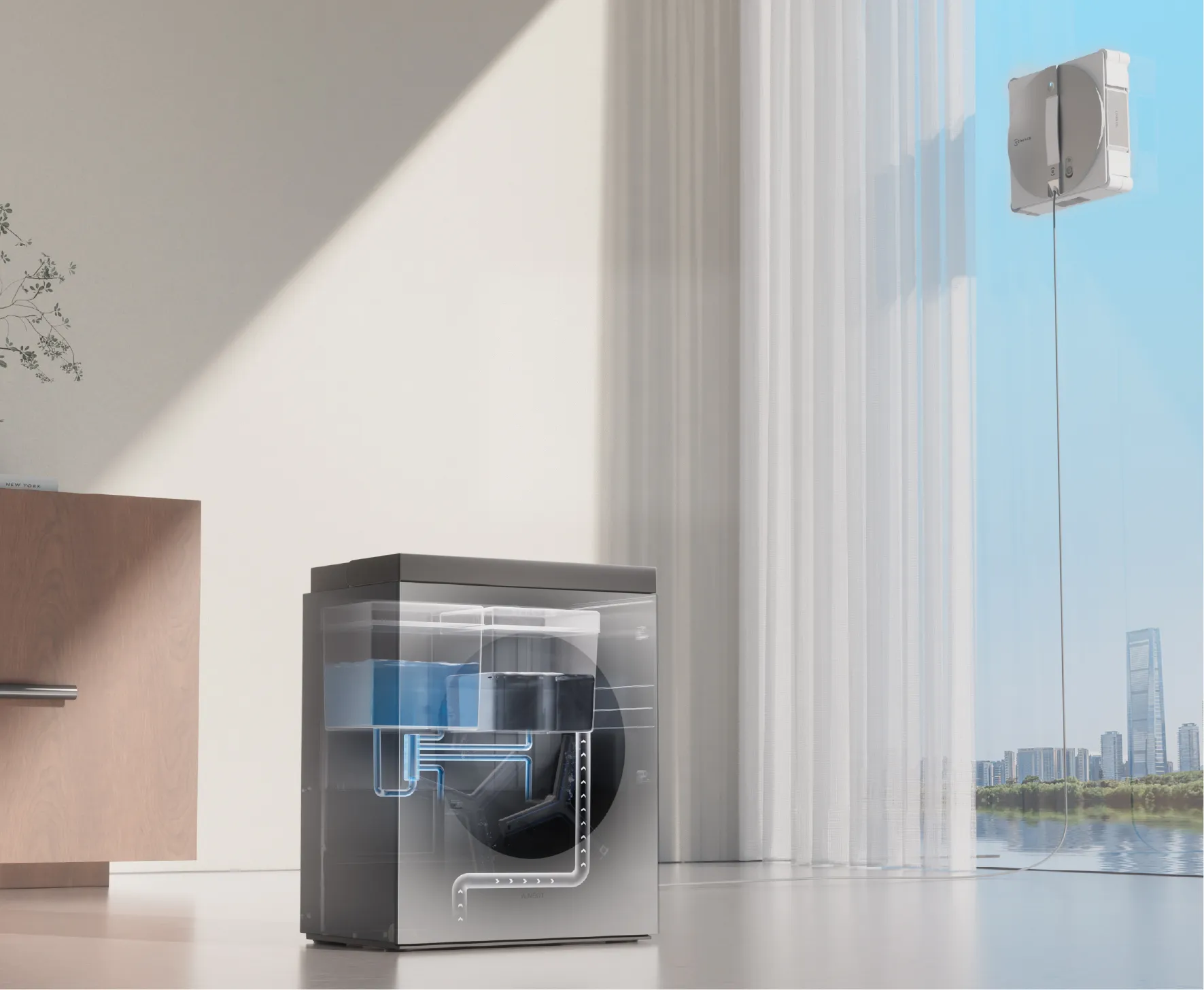 Robot de curatare geamuri ECOVACS WINBOT W3 OMNI