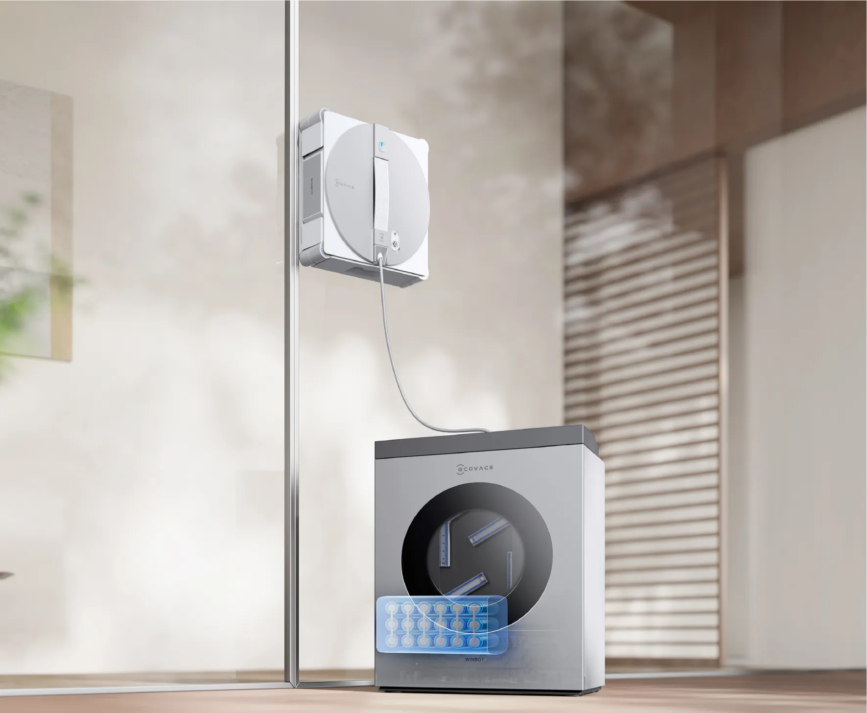Robot de curatare geamuri ECOVACS WINBOT W3 OMNI