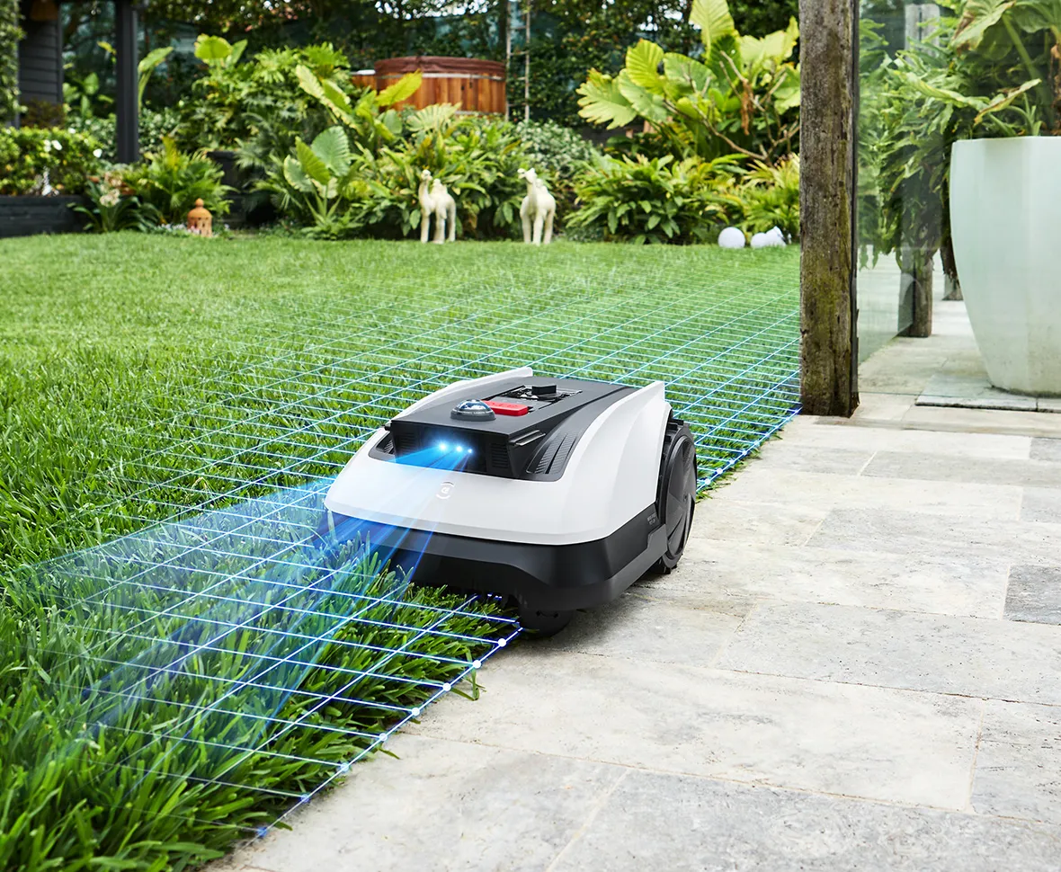 Robot de tuns iarba Ecovacs GOAT O500 PANORAMA, Alb