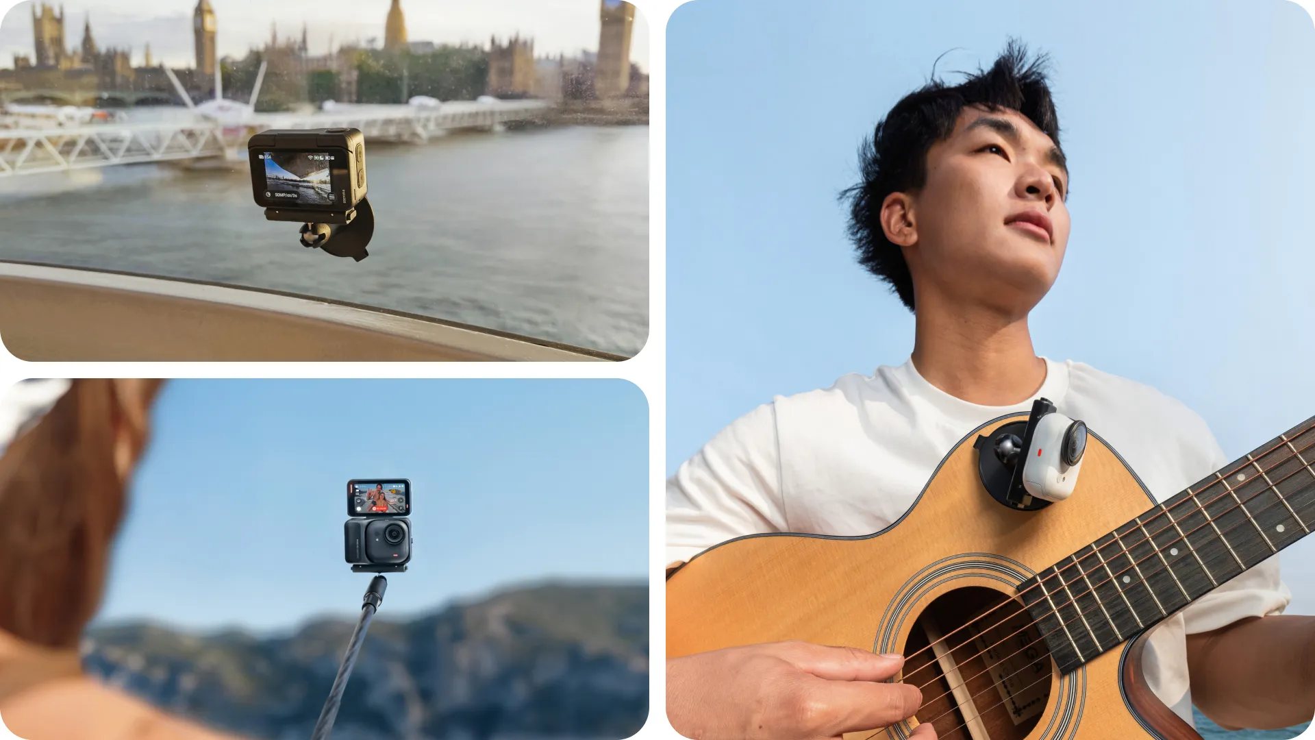 Suport pivotant Insta360 pentru GO Ultra