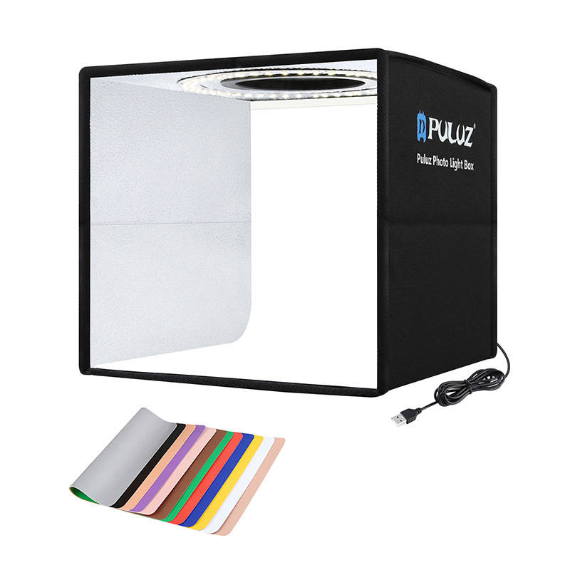 Corturi foto - Cort fara umbra de la Puluz PU5025B 25cm LED