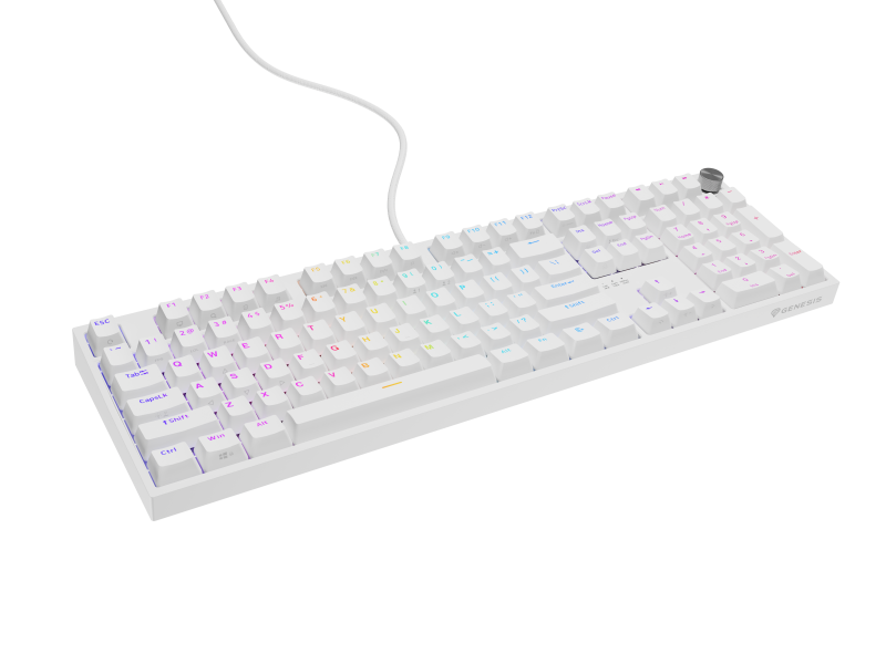 PC, Periferice & Software - Tastatura Genesis Thor 404 GYP Alb