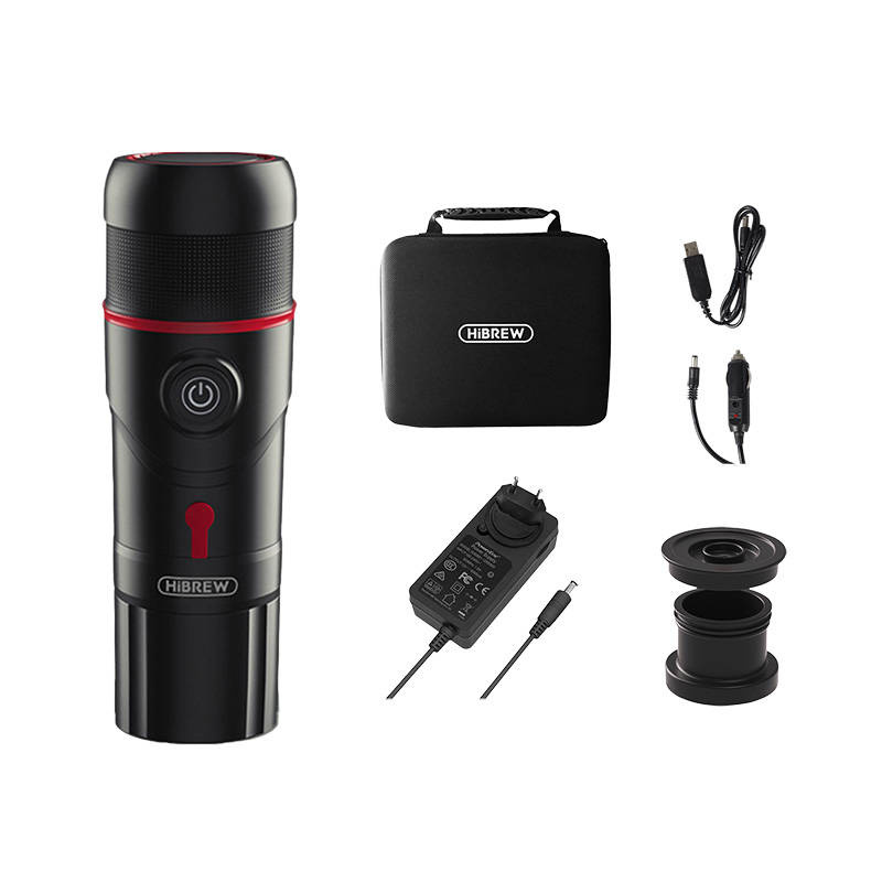 Espressor portabil 3 in 1 cu husa HiBREW H4-premium 80W [1]