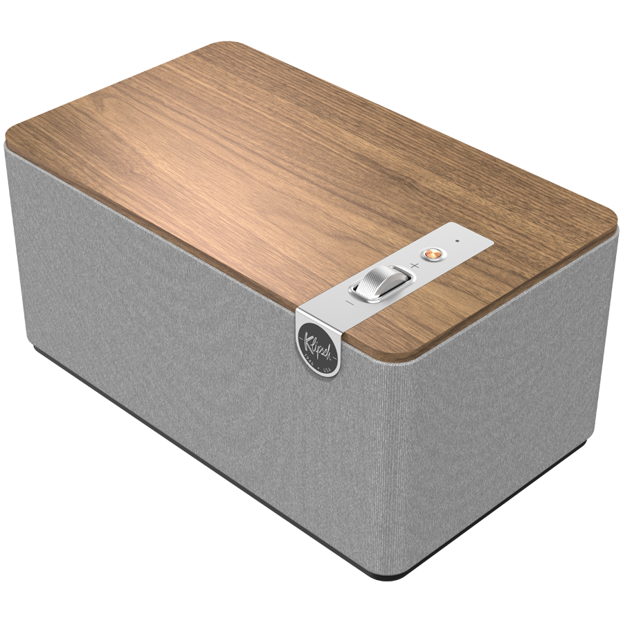 Boxe Wi-Fi / Multiroom - Boxa activa Klipsch The Three Plus, Walnut