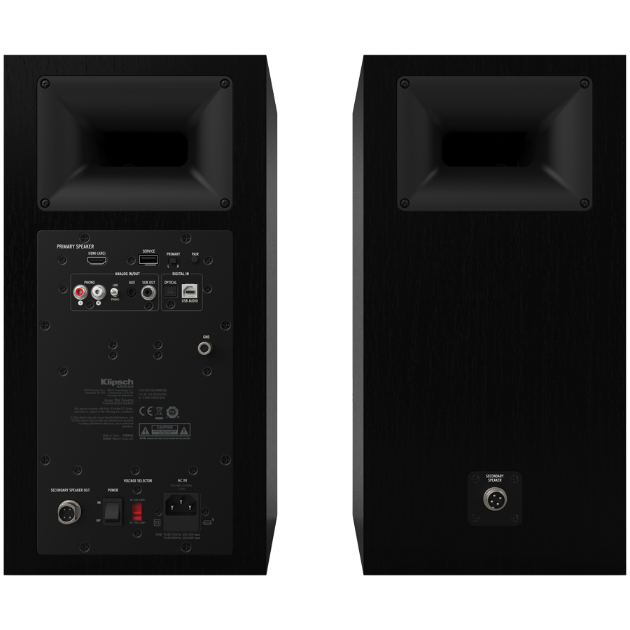 Boxe active Klipsch The Sevens, Matte Black [2]