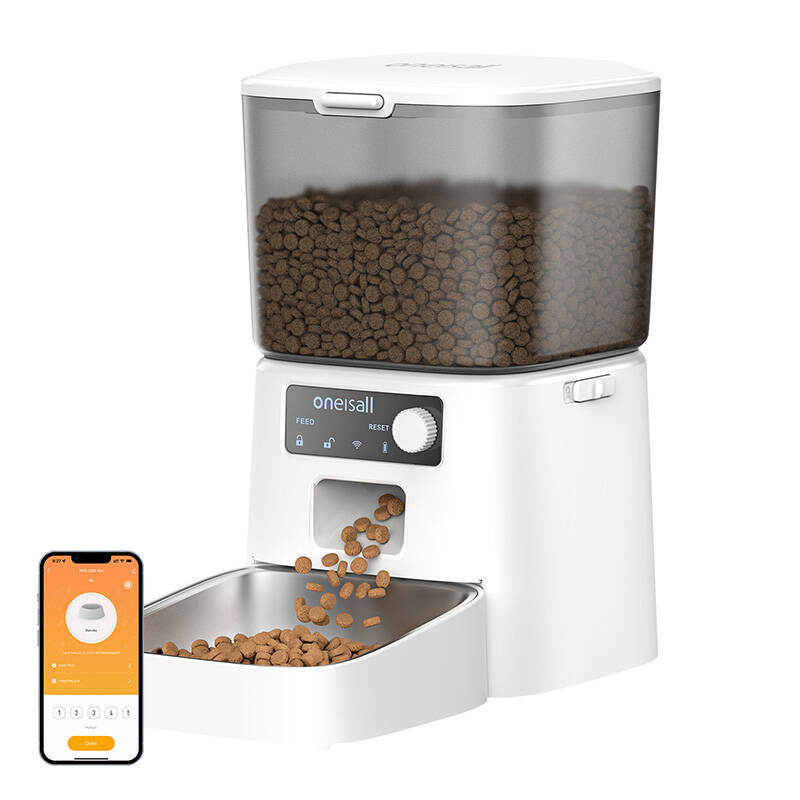 Petshop - Distribuitor inteligent de hrana Oneisall PFD001 Pro (alb)