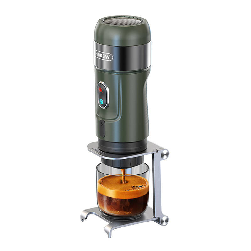 Espressor portabil 3 in 1 cu husa HiBREW H4B_GN, 15 bar [2]