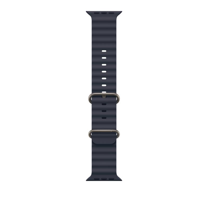 Laptop, Tablete & Telefoane - Curea pentru Apple Watch 49mm, OCEAN NAVY NAT TITANIUM
