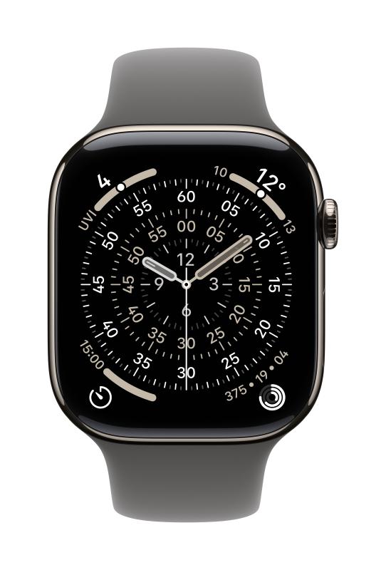 Laptop, Tablete & Telefoane - Curea pentru Apple Watch 46mm, SPORT STONE GRAY M/L