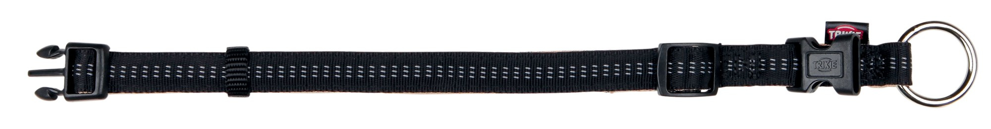 Petshop - Zgarda Softline, M-L: 35-55 cm/20 mm, Negru