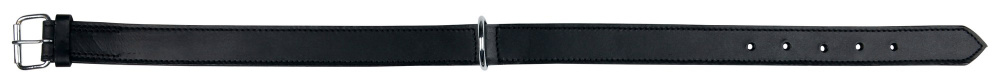Petshop - Zgarda Piele, Active, L-XL: 52-63 cm/30 mm, Negru