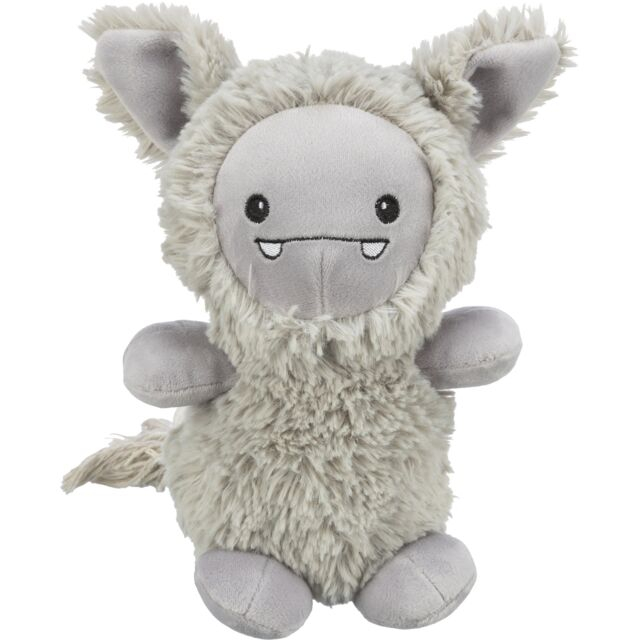 Petshop - Jucarie Pentru Caini, Monstru, Plus/Sfoara, Cu Sunet, 32 cm, Gri