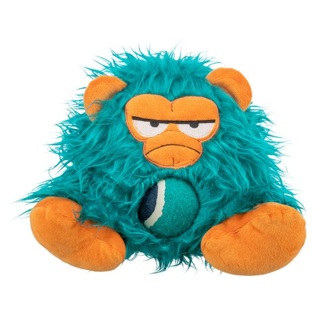Petshop - Jucarie Pentru Caini, Monstru Cu Minge de Tenis, Cu Sunet, 25 cm