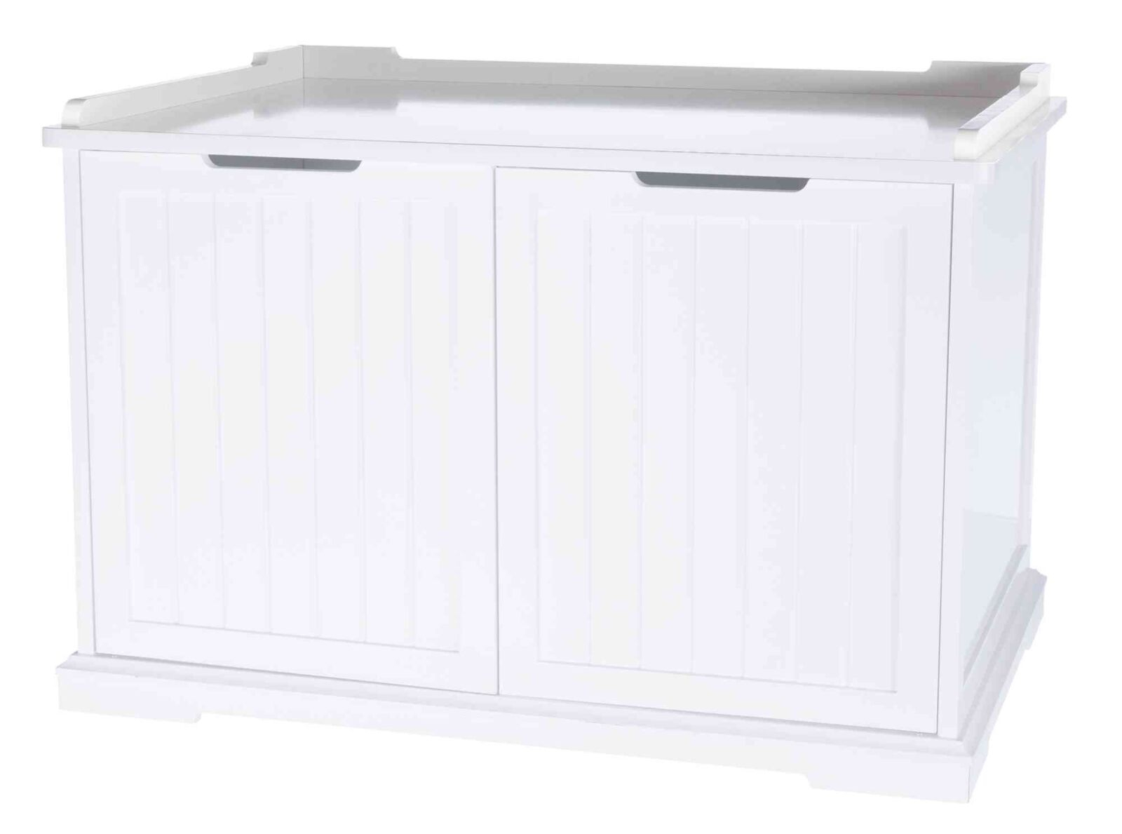 Igiena animale de companie - Casuta pentru Litiera sau Culcus, MDF, 75 x 51 x 53 cm, Alb