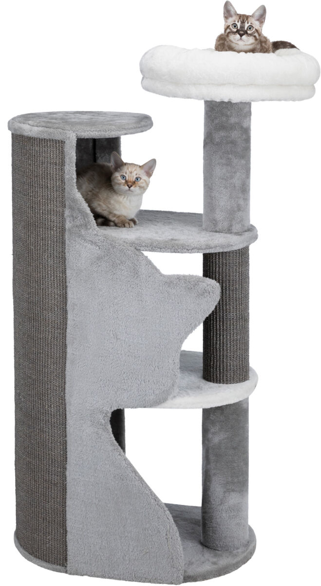 Petshop - Ansamblu de joaca, Abele, 56 x 38 cm/ h: 120 cm, Gri/Alb