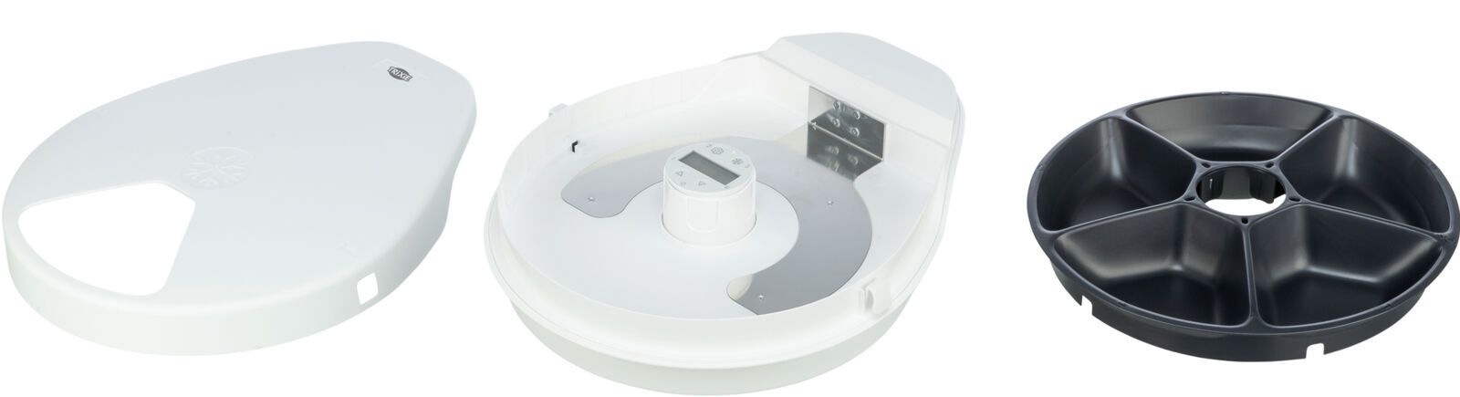 Castroane si adapatori animale - Hranitor Automat TX4+1(F10), cu Functie de Racire, Alb