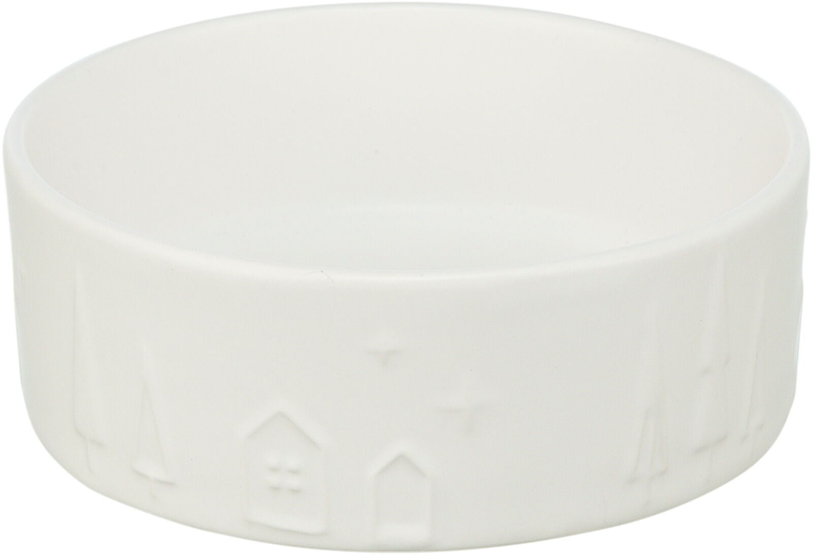 Castroane si adapatori animale - Castron Ceramic Xmas, 0.8 l/16 cm, Alb