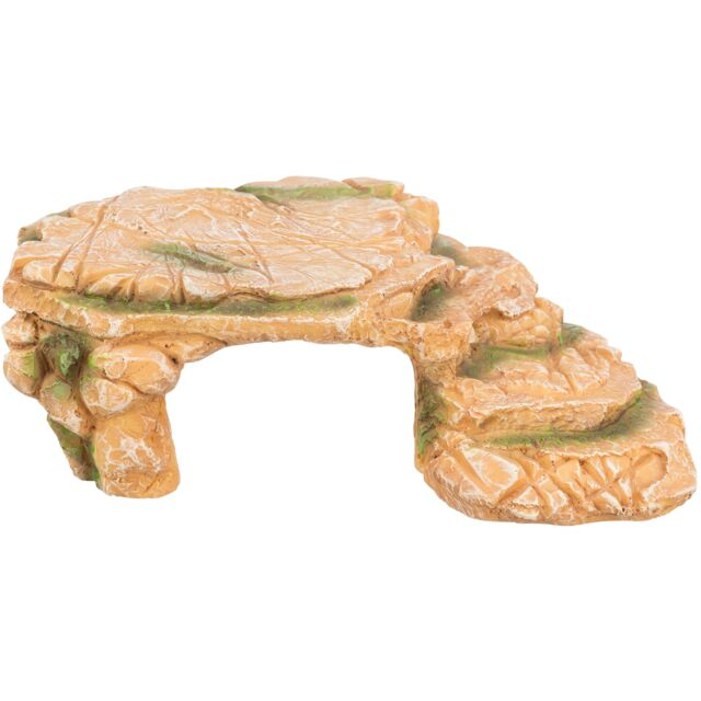 Decor Pentru Terariu/Acvariu, Platou Stanca Cu Pestera, 25 x 8 x 18 cm [2]